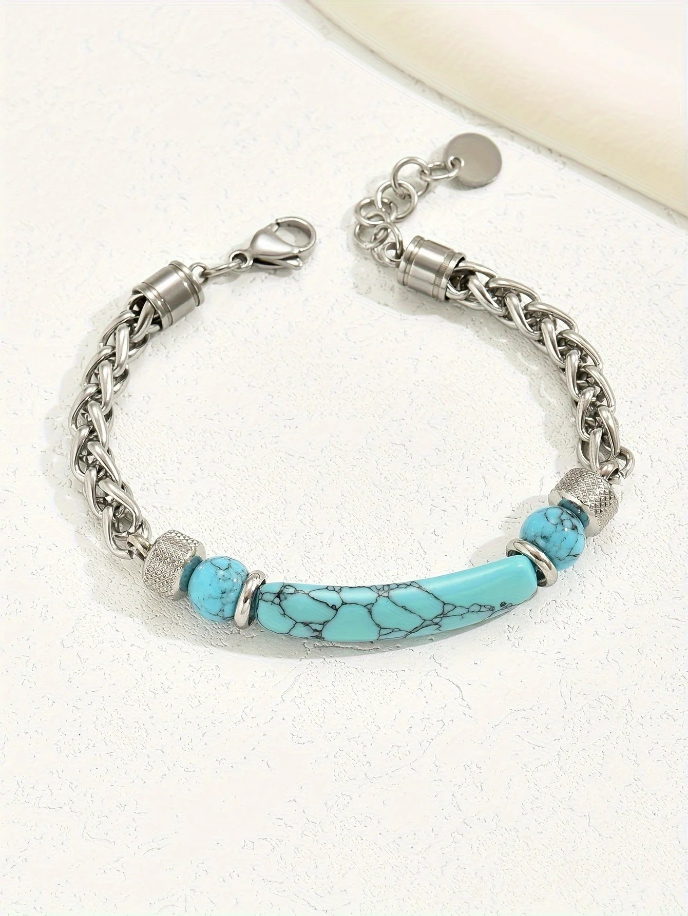 Personalized Delicate Light Luxury European American Style Stainless Steel Women Bracelet