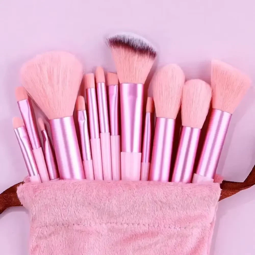 13 PCS Makeup Brushes Set Eye Shadow Foundation Women Cosmetic Brush Eyeshadow Blush Beauty Soft Make Up Tools