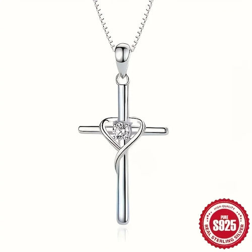925 Silver Moissanite Necklace 925 Sterling Silver Necklace