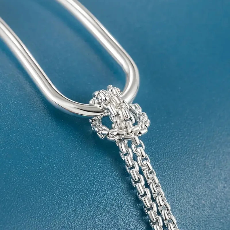 New S925 Silver Bracelet, Exquisite and Elegant
