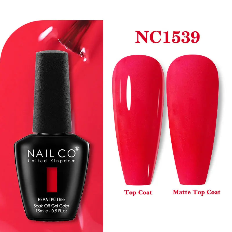 15ml TPO-Free Nail Gel Polish Semi Permanent Nails Art Manicure Design Hybrid Remover Gel Top Coat Ongle Gel UV