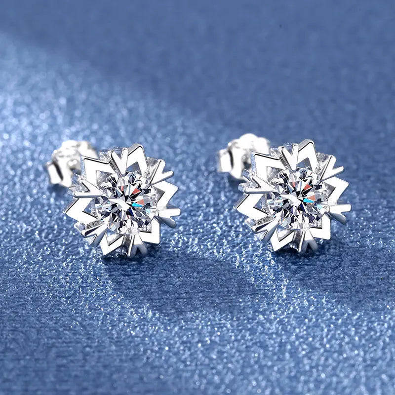 Elegant 925 Sterling Silver Classic Earrings For Women