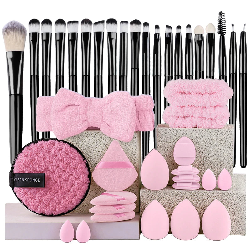 Makeup Brush Set 20Pcs Kit Soft Fluffy Eye Shadow Brushes Cosmetic Foundation Powder Highlighter Beauty Tool