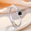 New 925 Sterling Silver Ring  Zircon Fine Ring