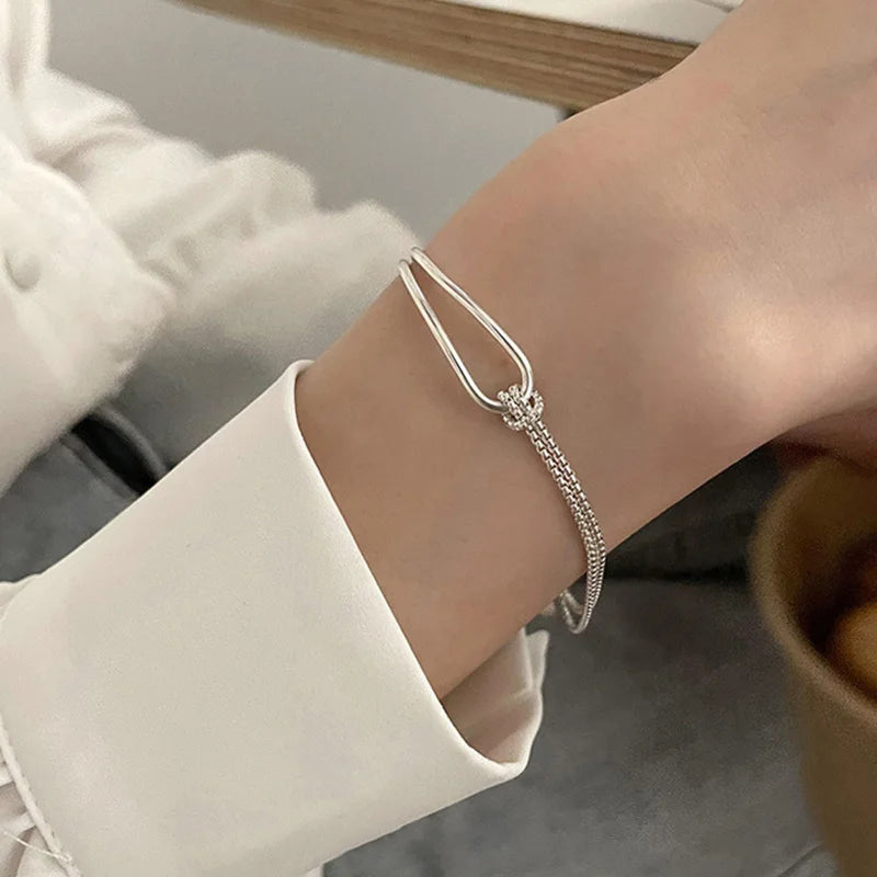 New S925 Silver Bracelet, Exquisite and Elegant