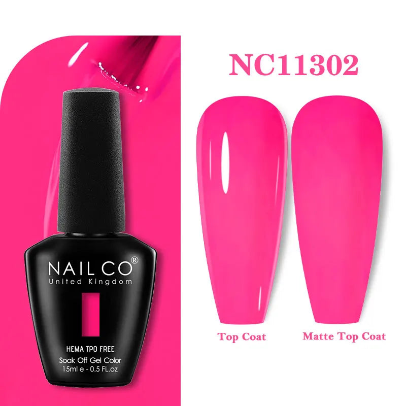 15ml TPO-Free Nail Gel Polish Semi Permanent Nails Art Manicure Design Hybrid Remover Gel Top Coat Ongle Gel UV