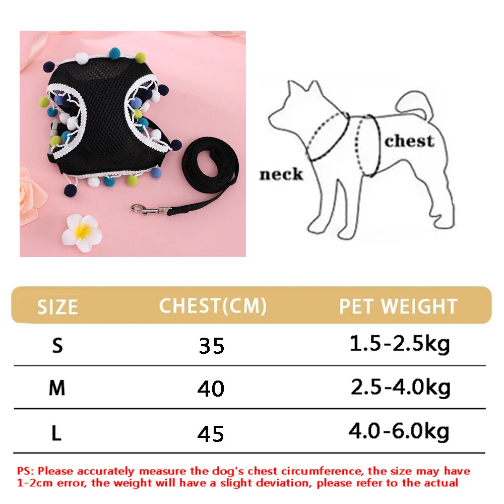 Butterfly Vest Harness Breathable Cute Small Dog Cat Puppy Safe Nylon