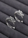 Dragon Head Hoop Earrings For Women Stylish Fashion