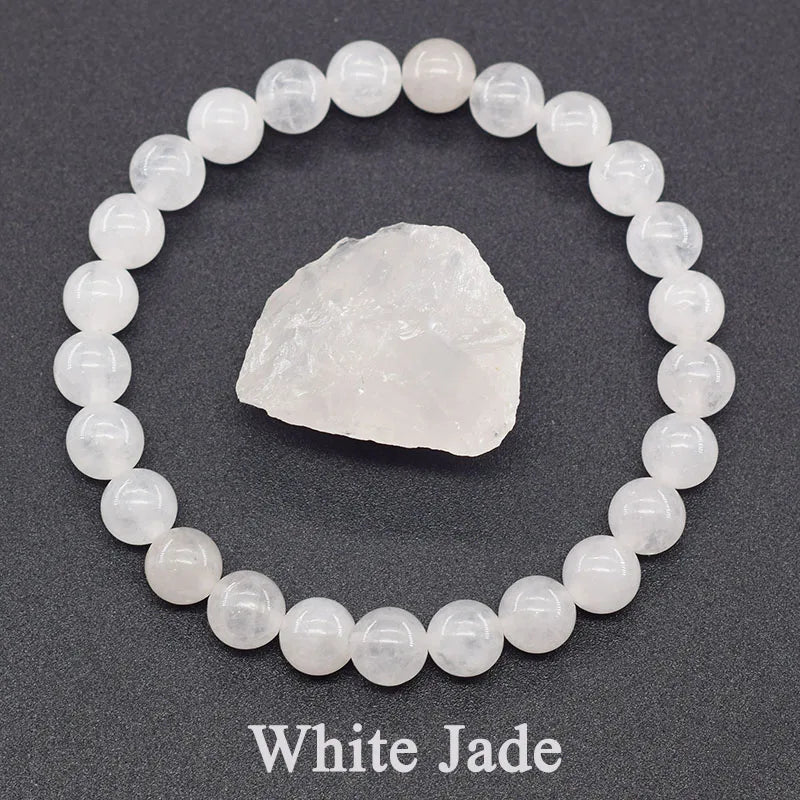 New Amethust Bracelet Made of Real Natural Stone Beads Bracelet