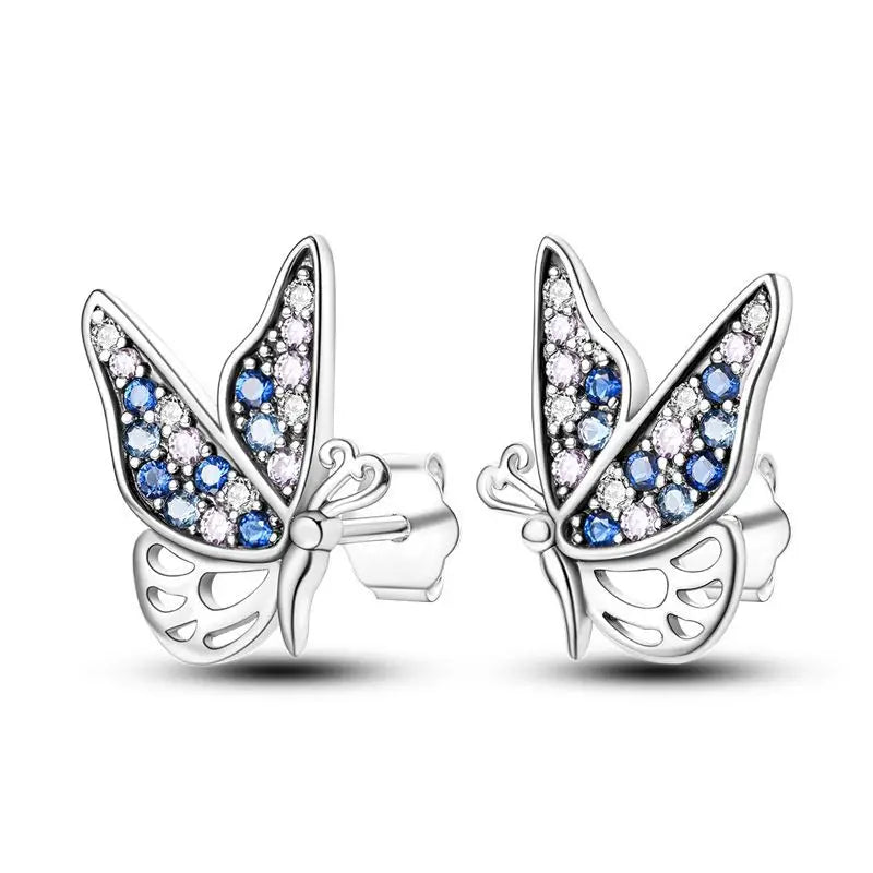 Elegant S925 Sterling Silver 18k Gold Classic Knot Stud Earrings For Ladys
