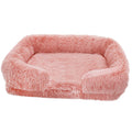 Thickened orthopedic dog bed for large dogs easy to remove and wash plush cover