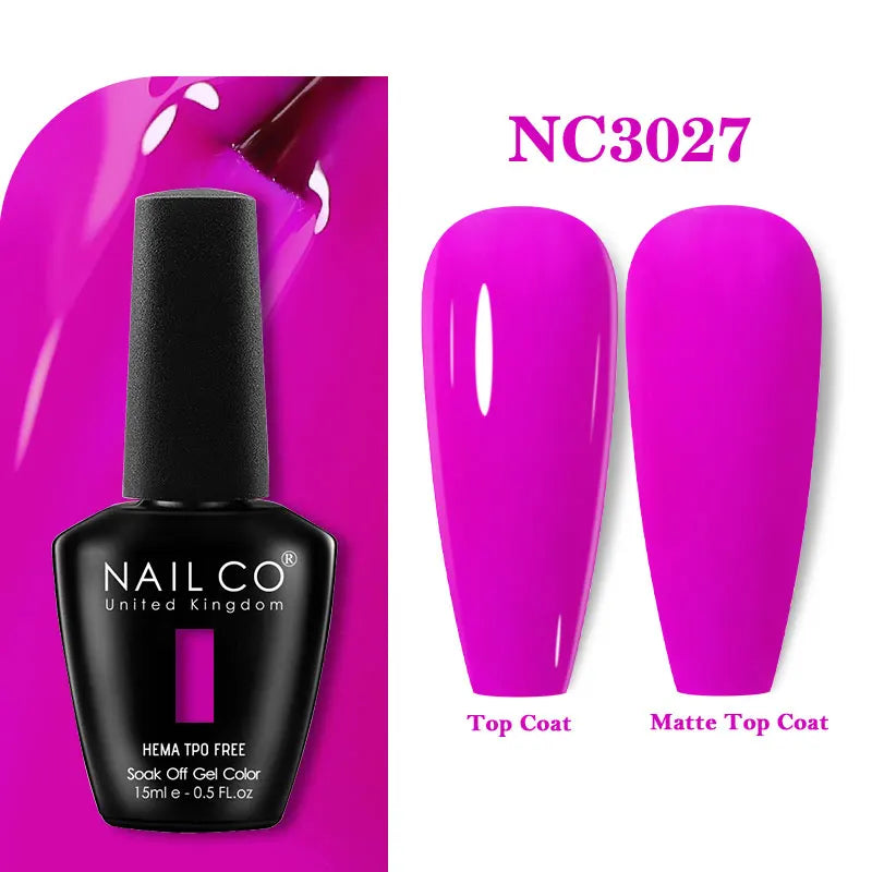 15ml TPO-Free Nail Gel Polish Semi Permanent Nails Art Manicure Design Hybrid Remover Gel Top Coat Ongle Gel UV