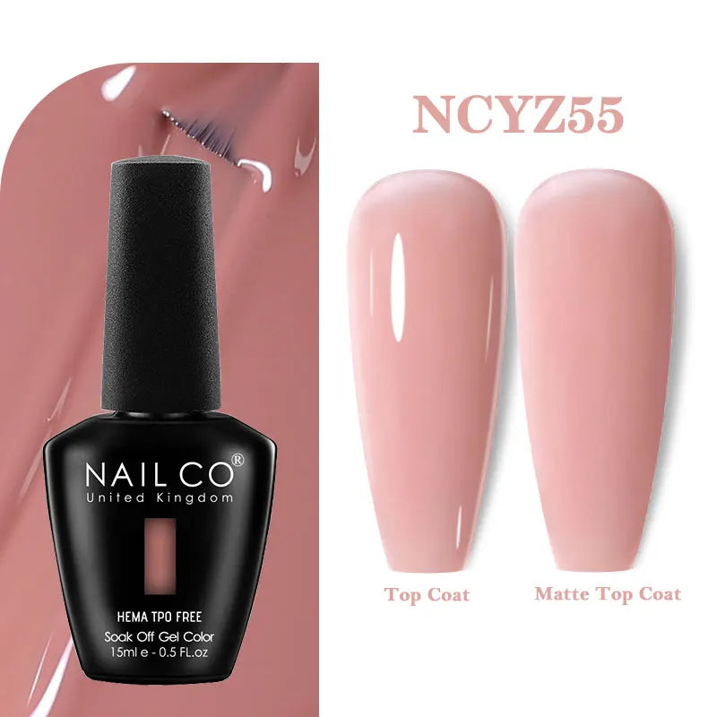 15ml TPO-Free Nail Gel Polish Semi Permanent Nails Art Manicure Design Hybrid Remover Gel Top Coat Ongle Gel UV