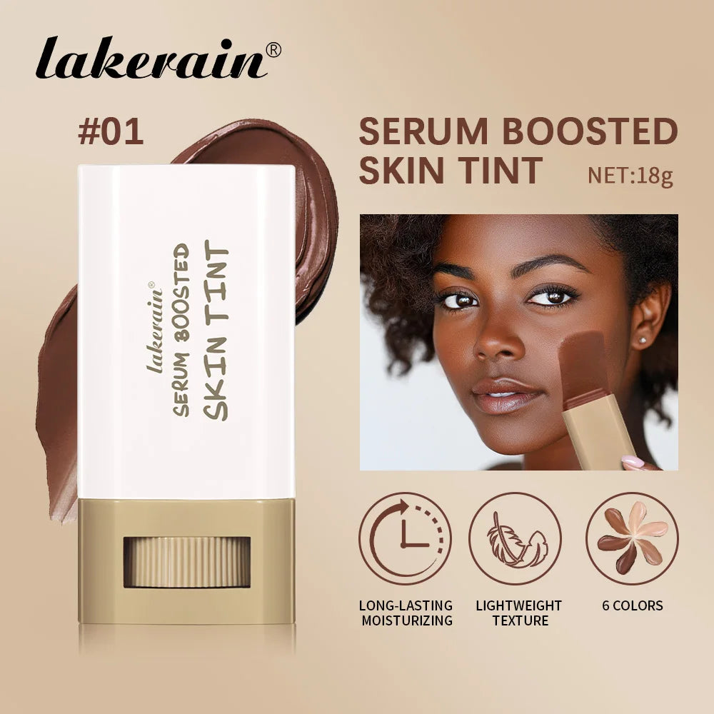 Skin Tint Foundation Stick Moisturizing & Non-Sticky Concealer Base Foundation
