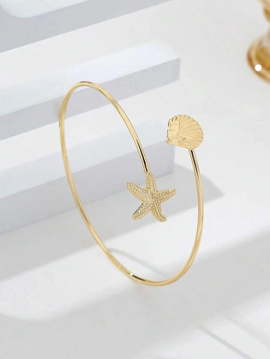 Stylish casual starfish armband for women perfect beach resort accessory summer wear