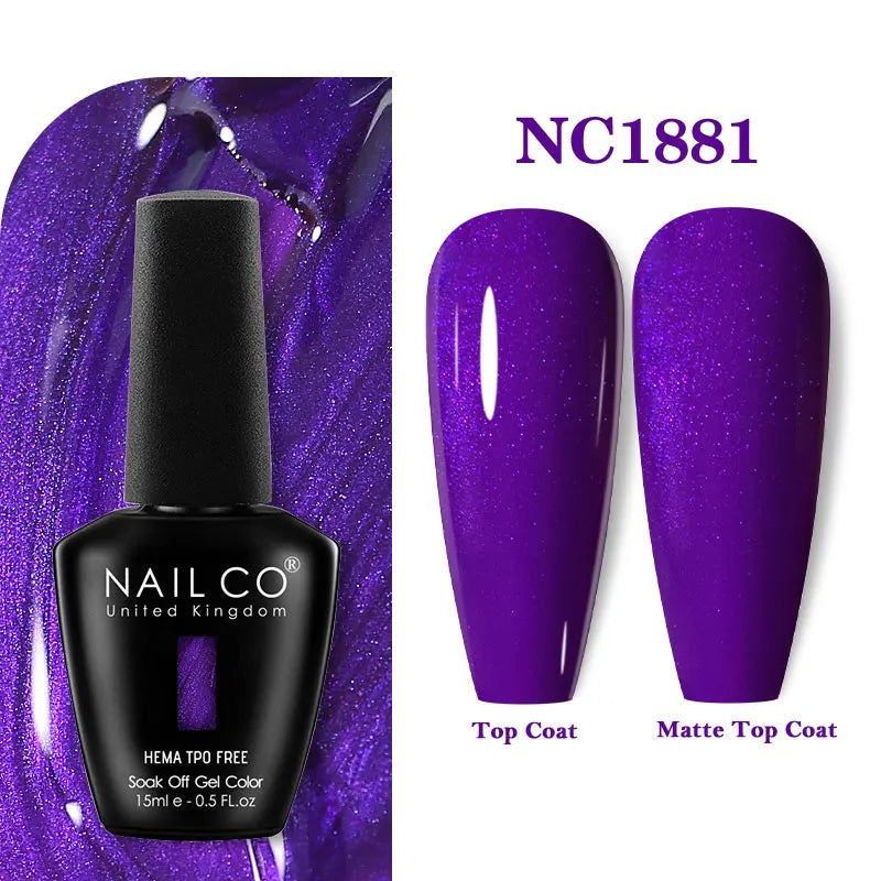 15ml TPO-Free Nail Gel Polish Semi Permanent Nails Art Manicure Design Hybrid Remover Gel Top Coat Ongle Gel UV