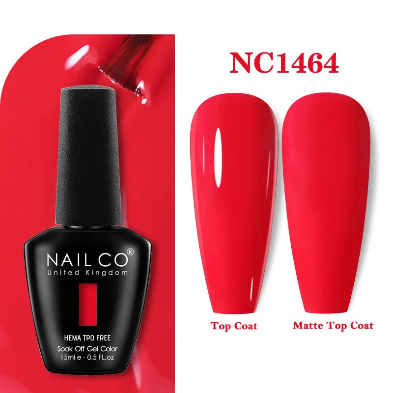 15ml TPO-Free Nail Gel Polish Semi Permanent Nails Art Manicure Design Hybrid Remover Gel Top Coat Ongle Gel UV