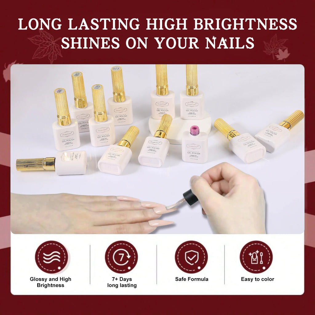 12 pcs 15ml  plant extraction Odorless Fast-Drying Nail Polish,Long Lasting, Suitable For Daily Nail Decoration