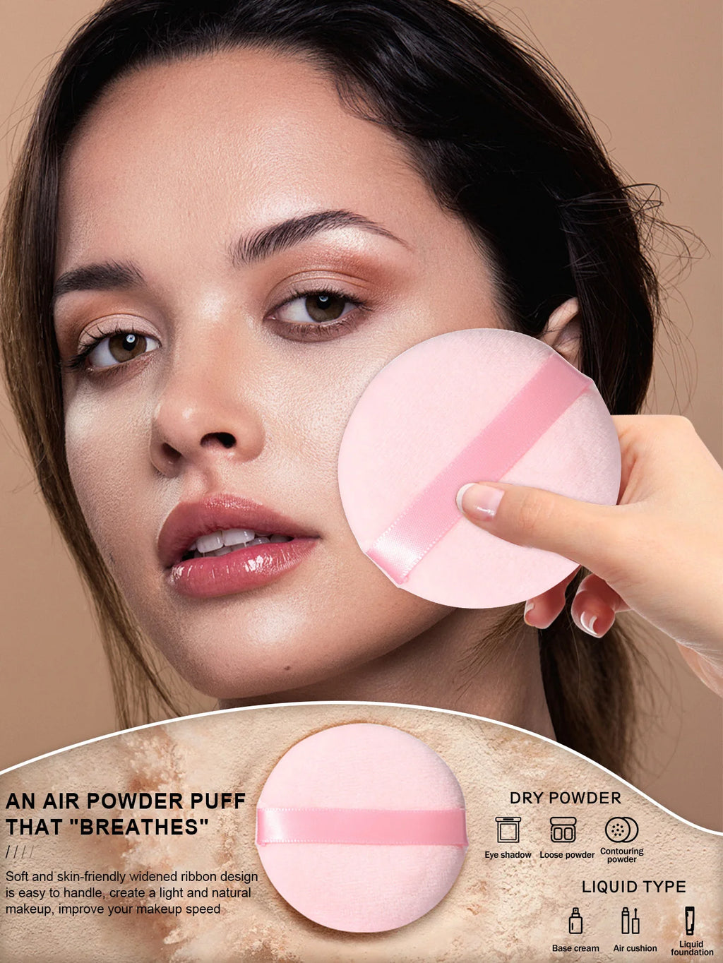 38PCS Makeup Tools: 15PCS Makeup brush set+1PC cosmetic bag+4PCS Makeup Tools+15PCS Makeup Sponges+3PCS Powder Puffs