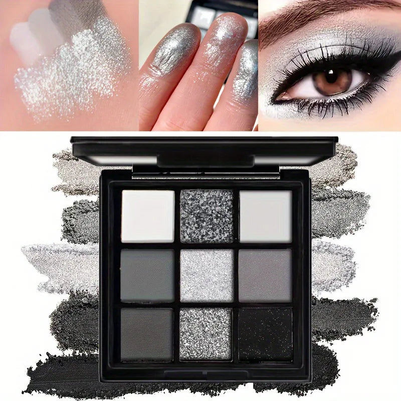 smoky eyeshadow palette, long-lasting, waterproof, and easy to apply