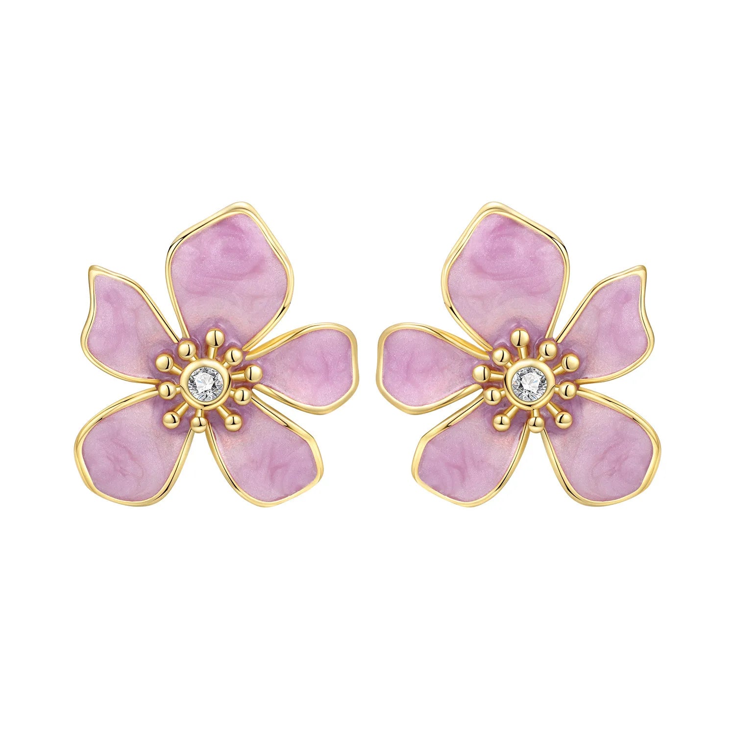 Elegant S925 Sterling Silver 18k Gold Classic Knot Stud Earrings For Ladys