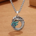 New 925 Sterling Silver Necklace dragon chain For Men and Women