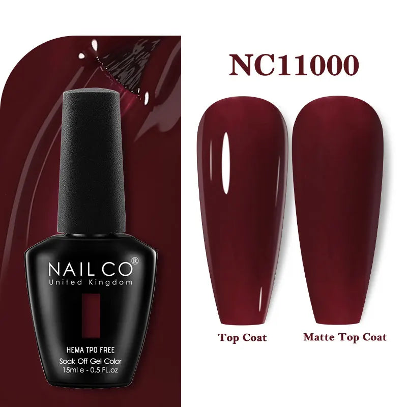 15ml TPO-Free Nail Gel Polish Semi Permanent Nails Art Manicure Design Hybrid Remover Gel Top Coat Ongle Gel UV