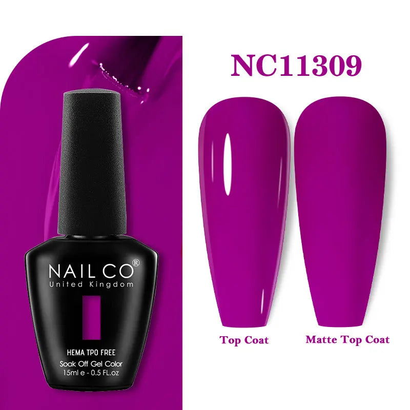 15ml TPO-Free Nail Gel Polish Semi Permanent Nails Art Manicure Design Hybrid Remover Gel Top Coat Ongle Gel UV
