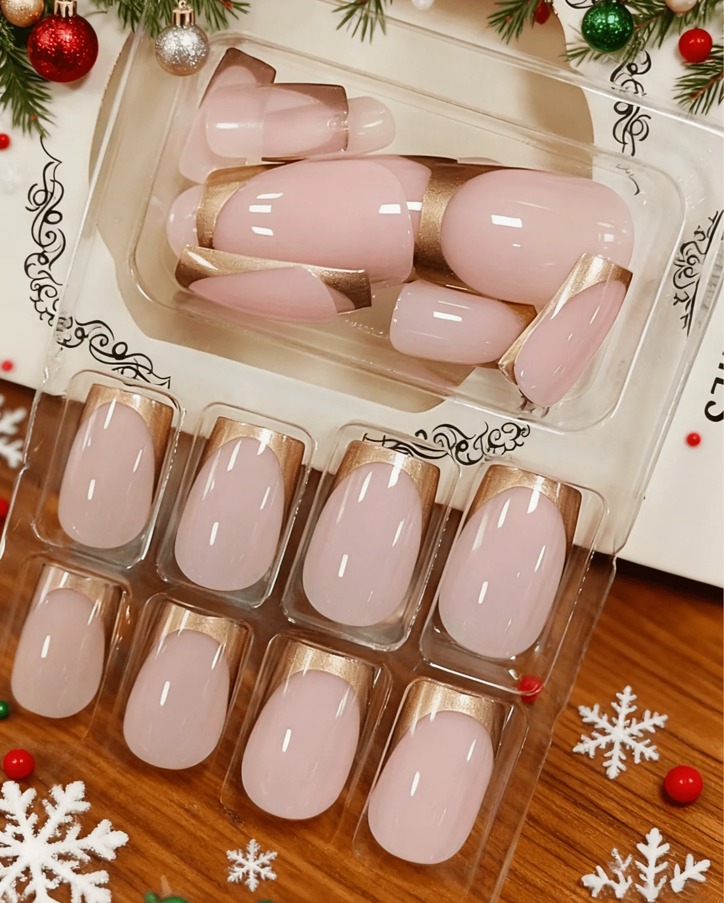 24Pcs French Tip Handmade Press On Nails Minimalist Solid Color Fake Nails Medium Square Full Cover Press On Nail Tips