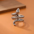 Creative Snake New Fashion 925 Sterling Silver Ring Thai Silver Cobra