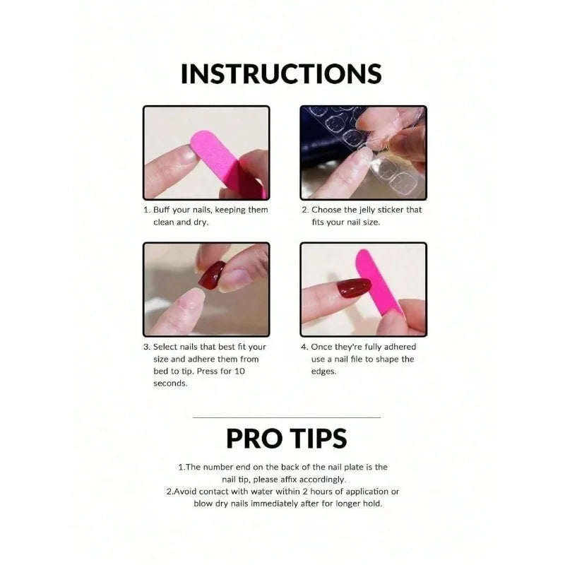 24Pcs French Tip Handmade Press On Nails Minimalist Solid Color Fake Nails Medium Square Full Cover Press On Nail Tips