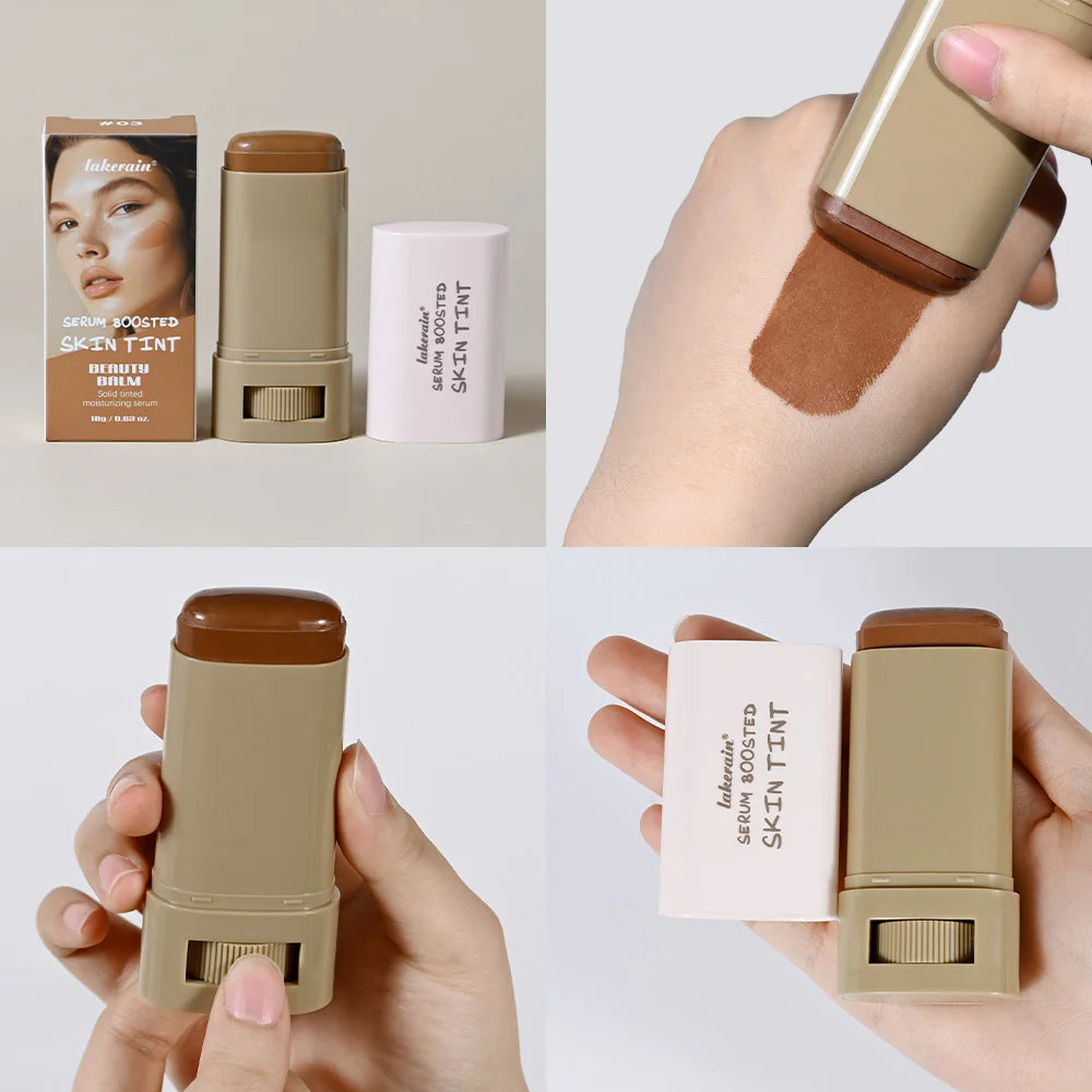 Skin Tint Foundation Stick Moisturizing & Non-Sticky Concealer Base Foundation