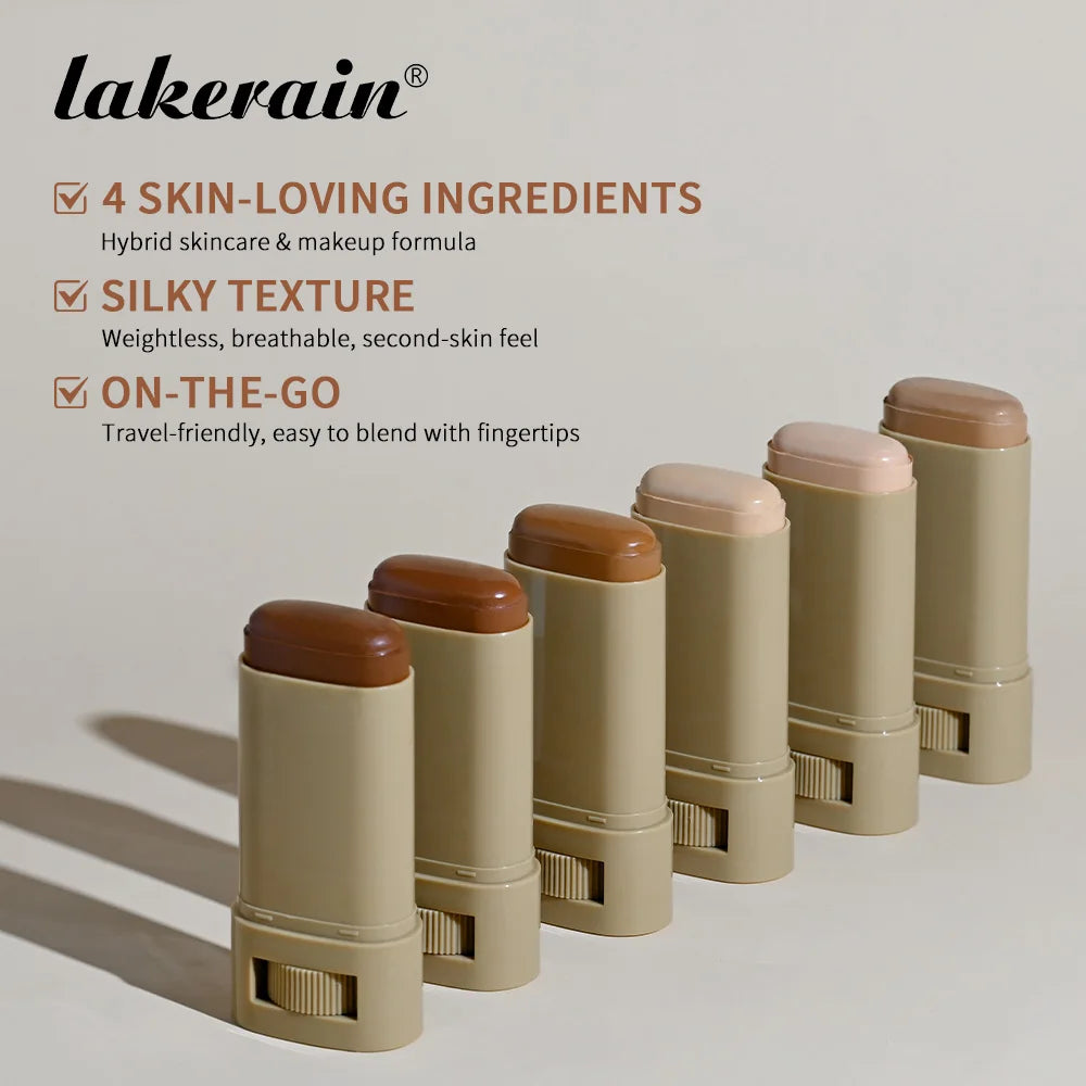 Skin Tint Foundation Stick Moisturizing & Non-Sticky Concealer Base Foundation