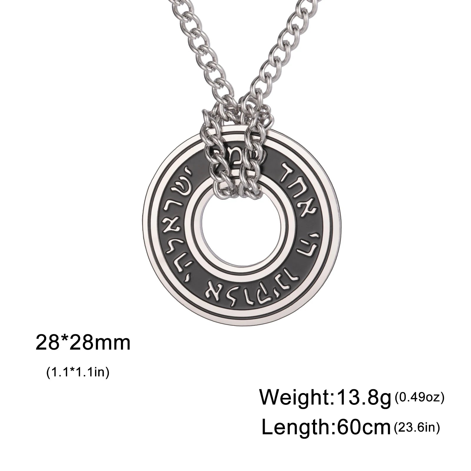 Vintage Nordic Rune Necklaces for Men Stainless Steel Norse Runes Viking Jewerly