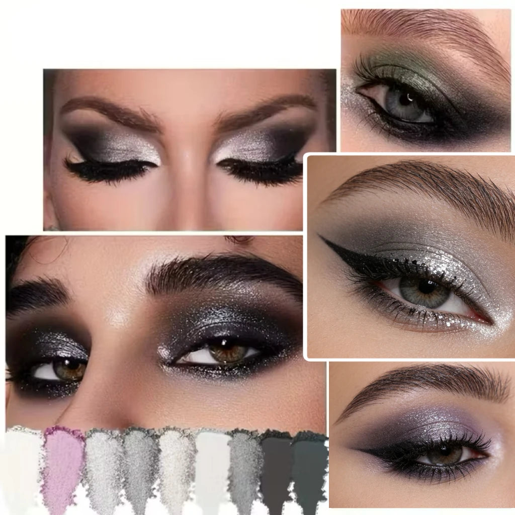 smoky eyeshadow palette, long-lasting, waterproof, and easy to apply