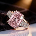 Gorgeous Zirconia Inlaid Ring Elegant Jewelry for Women
