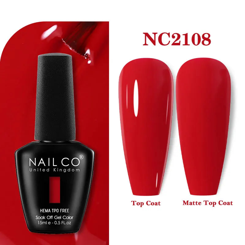 15ml TPO-Free Nail Gel Polish Semi Permanent Nails Art Manicure Design Hybrid Remover Gel Top Coat Ongle Gel UV