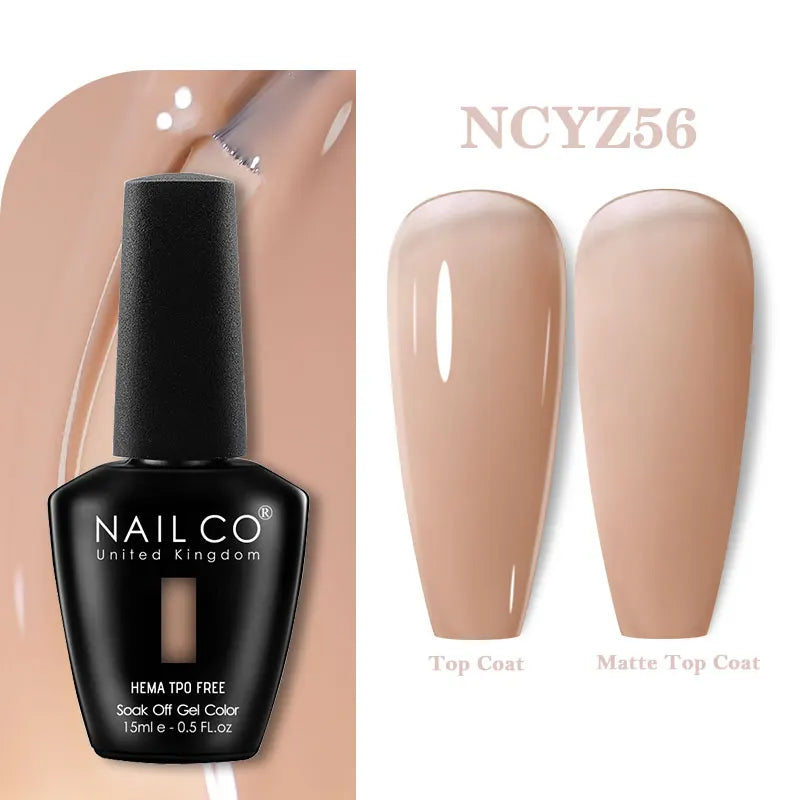 15ml TPO-Free Nail Gel Polish Semi Permanent Nails Art Manicure Design Hybrid Remover Gel Top Coat Ongle Gel UV