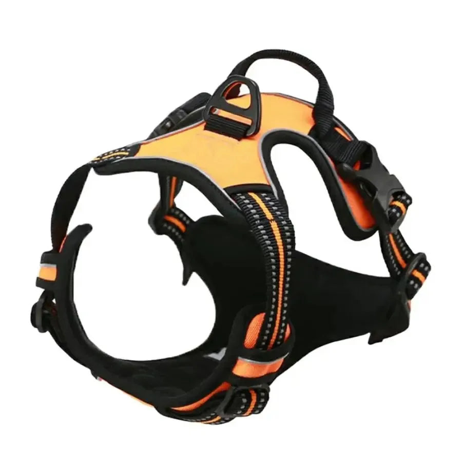 Dog Collars Harness Big Vests Leash Leather Accessories Medium Small Set