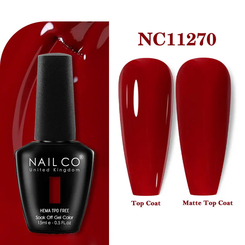 15ml TPO-Free Nail Gel Polish Semi Permanent Nails Art Manicure Design Hybrid Remover Gel Top Coat Ongle Gel UV