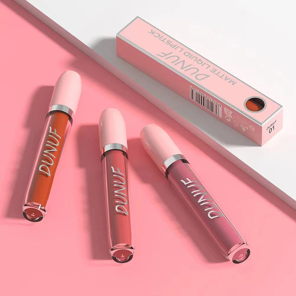 Matte Lip Gloss Lipstick 5pc/set, Waterproof Velvet Long Lasting