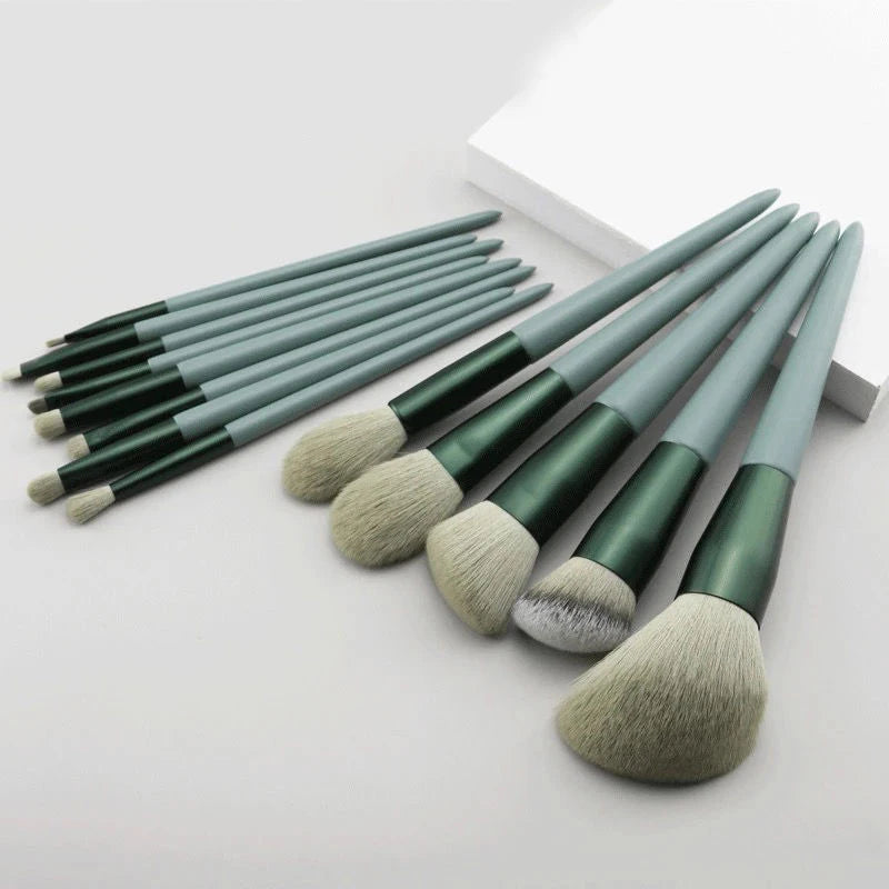 13 PCS Makeup Brushes Set Eye Shadow Foundation Women Cosmetic Brush Eyeshadow Blush Beauty Soft Make Up Tools