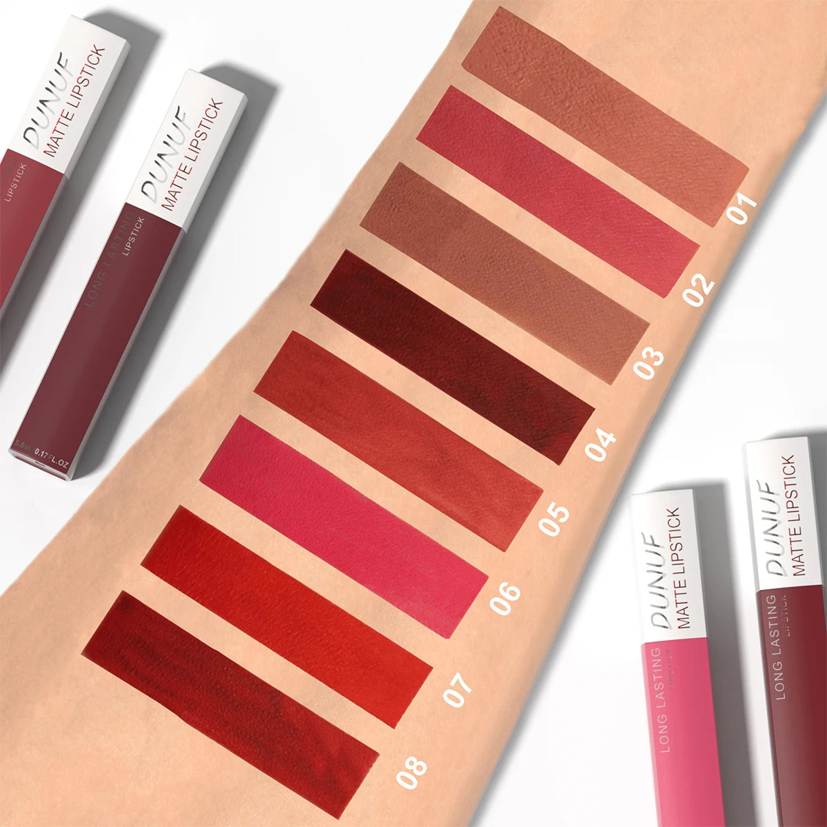 Long-Lasting Lip Gloss Lipstick Matte Velvet Waterproof