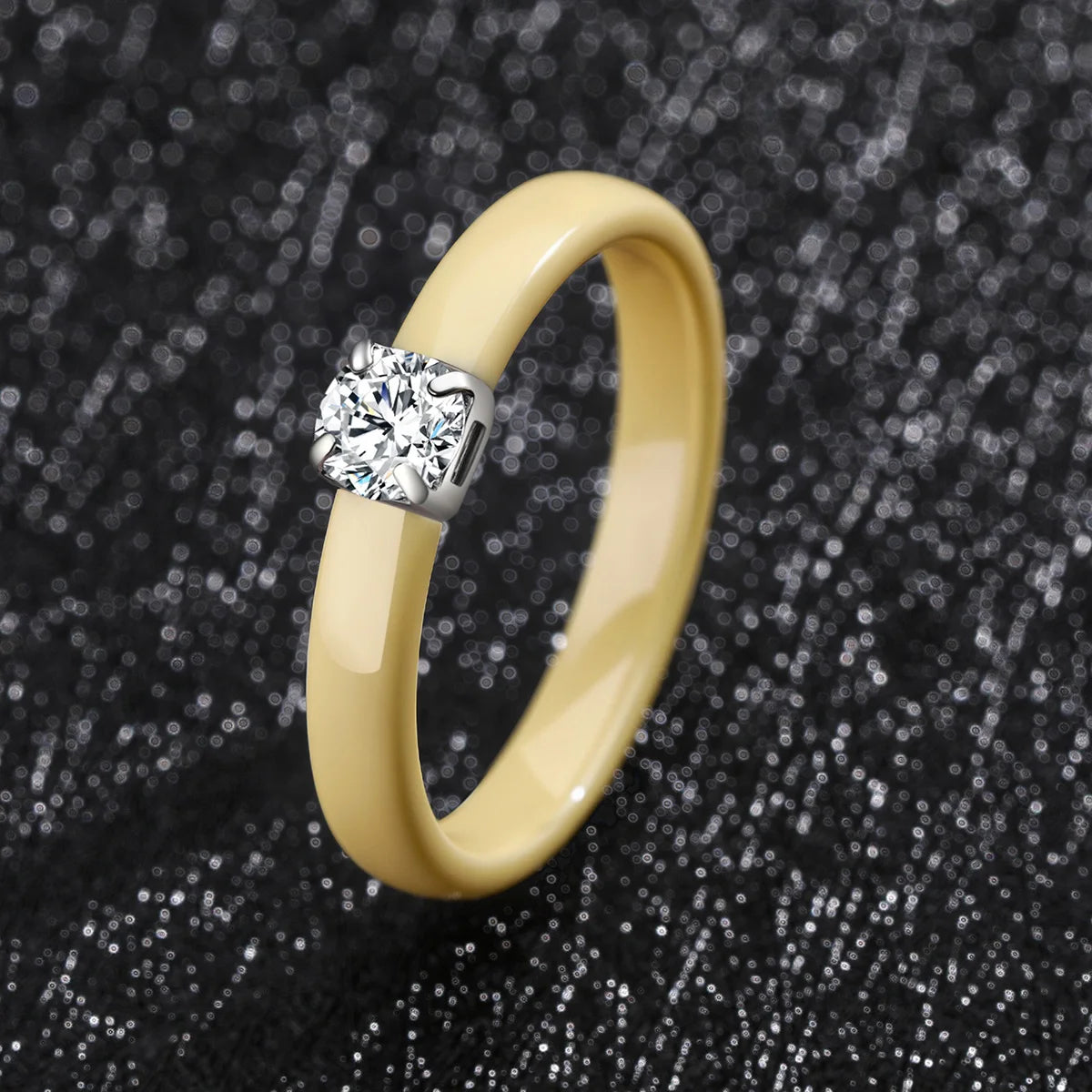 Classic Ring for Women Ceramic 3mm