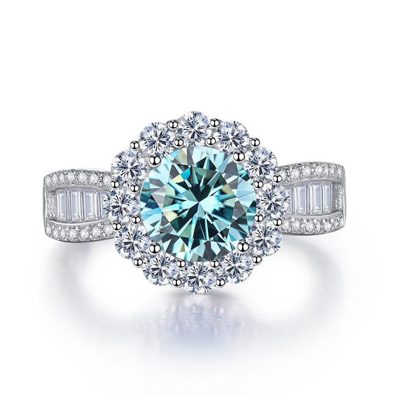 Luxury S925 Sterling Silver Ring Classic Retro Style