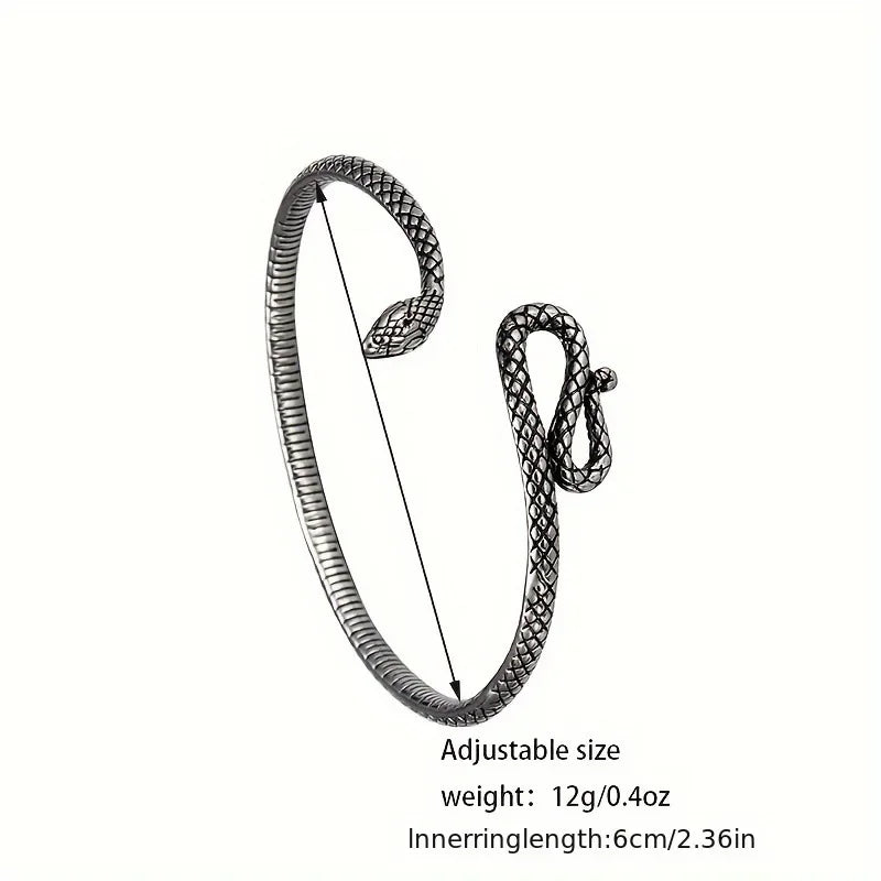 New Creative Retro Snake Shape Bracelets 925 Sterling Silver Jewelry