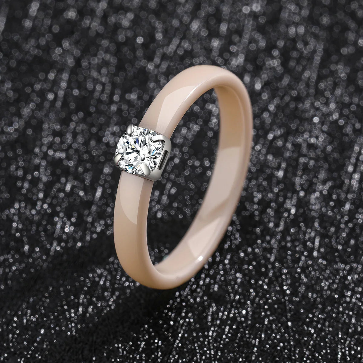 Classic Ring for Women Ceramic 3mm
