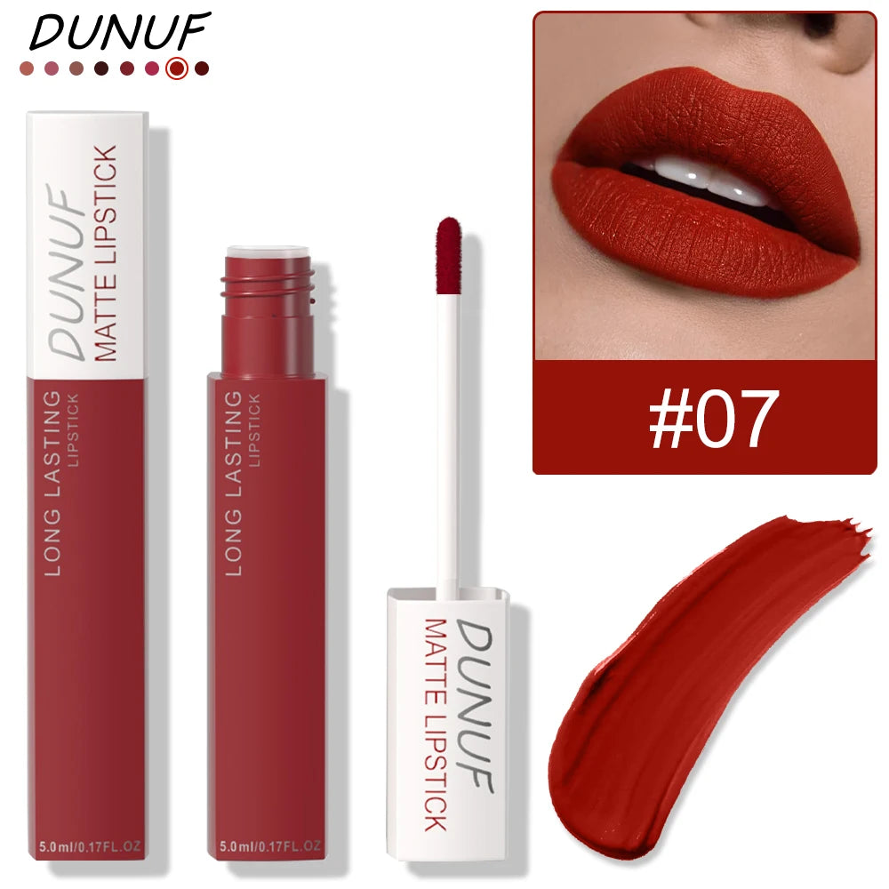 Long-Lasting Lip Gloss Lipstick Matte Velvet Waterproof