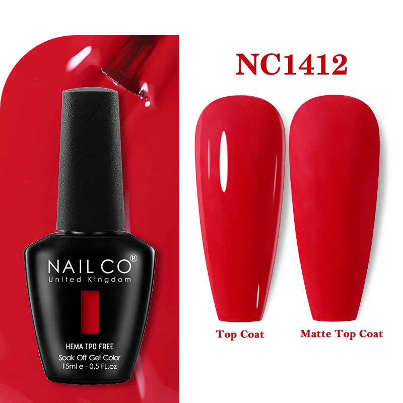 15ml TPO-Free Nail Gel Polish Semi Permanent Nails Art Manicure Design Hybrid Remover Gel Top Coat Ongle Gel UV