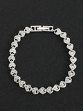 Elegant Full Crystal Roman Style Bracelet For Women